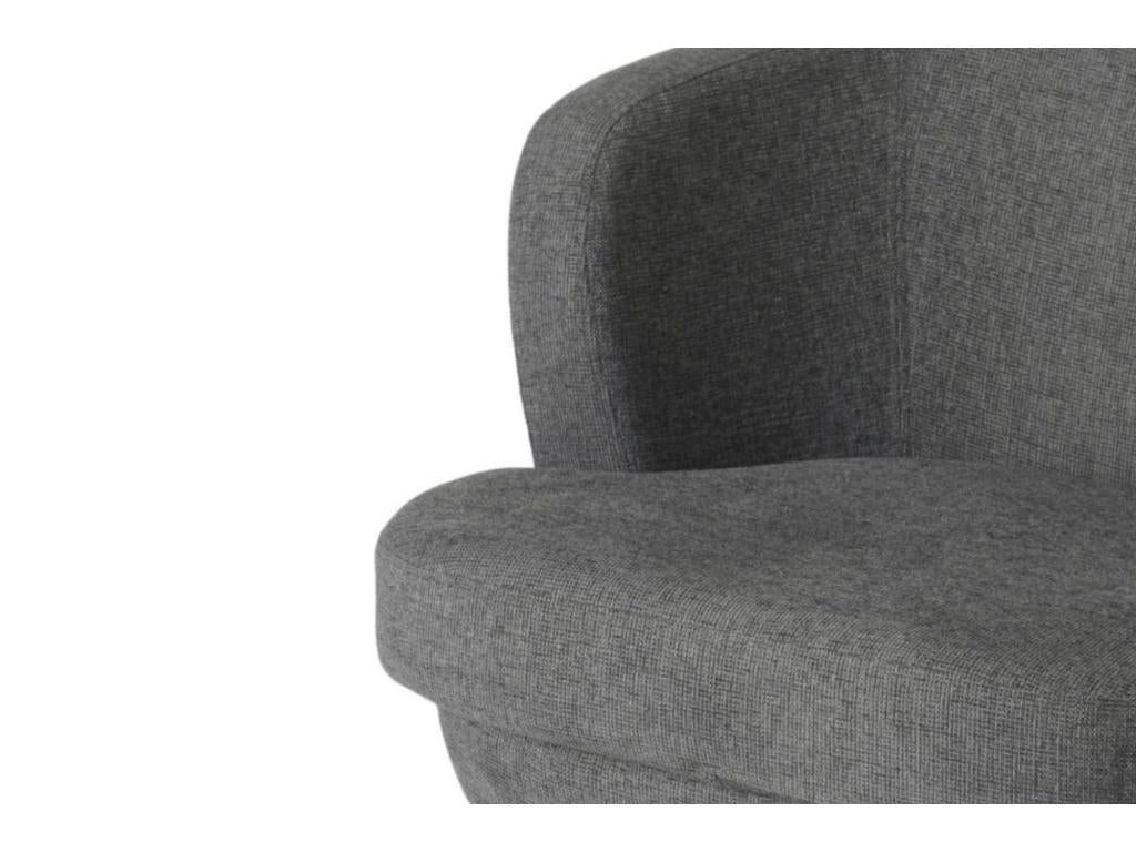 Dark grey Meublita armchair