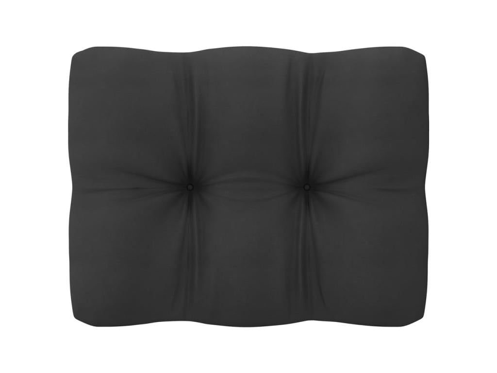 9-piece garden furniture set with cushions, white, solid pine wood