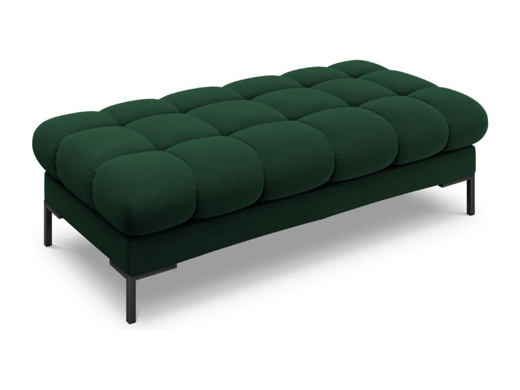 Meublita - Meublita 2-seater bench in bottle green velvet - 62x133x41cm