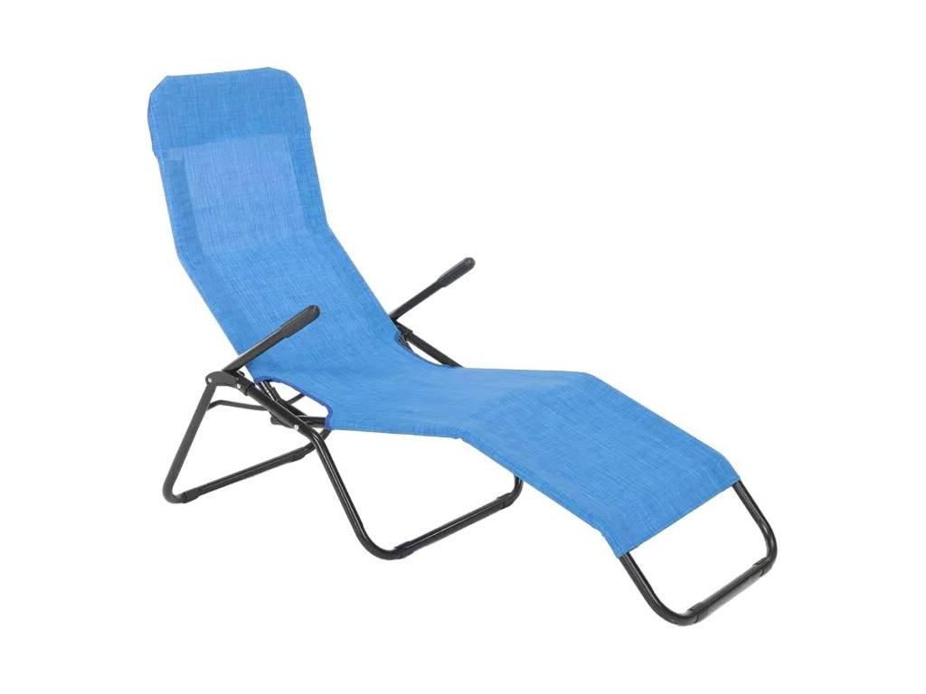 Meublita Lightweight Steel Folding Garden Lounge Chair