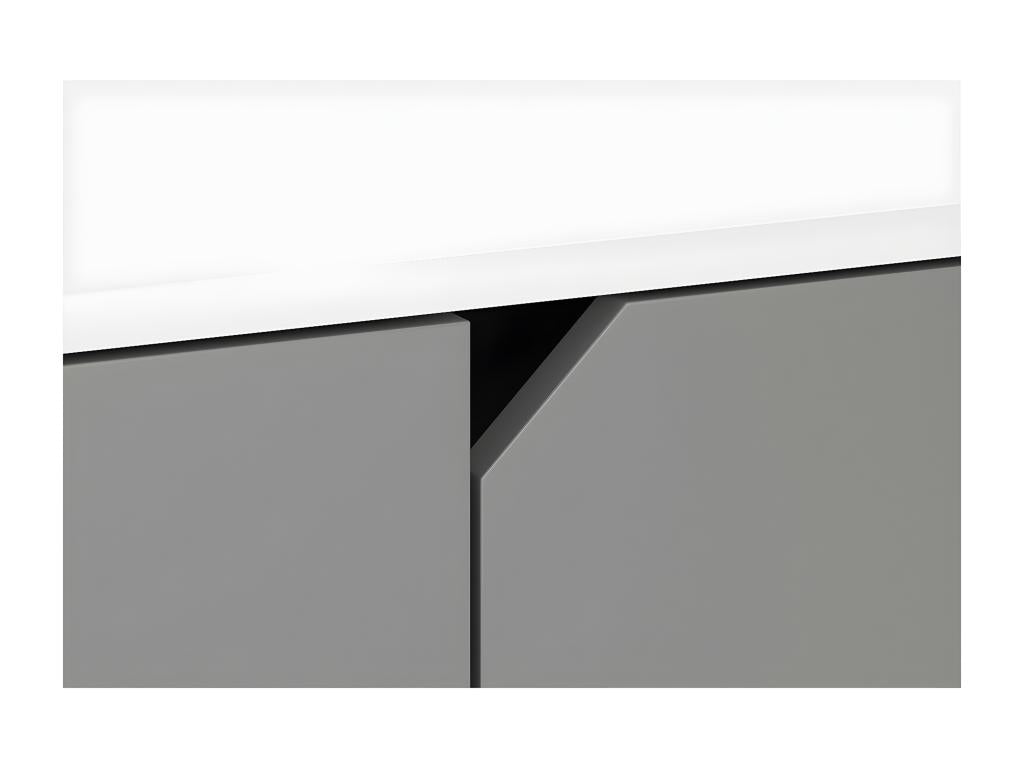 Coffee table with 1 drawer and 1 niche, 110 cm long - Meublita
