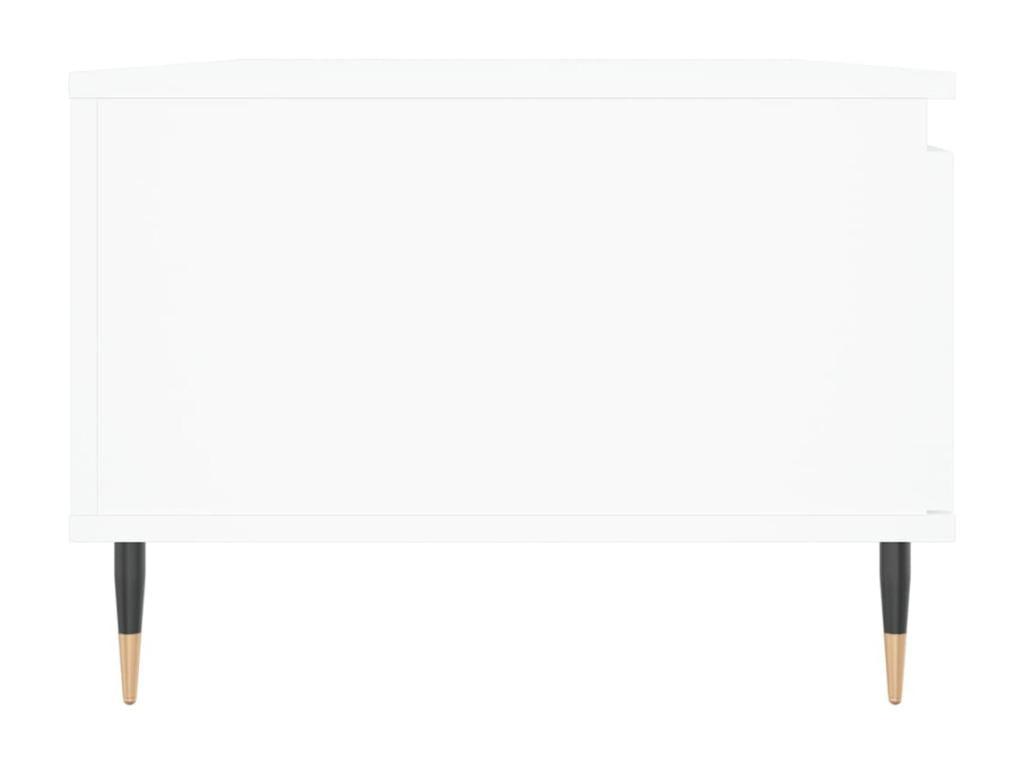 Coffee table, white, 90x50x36.5 cm, engineered wood