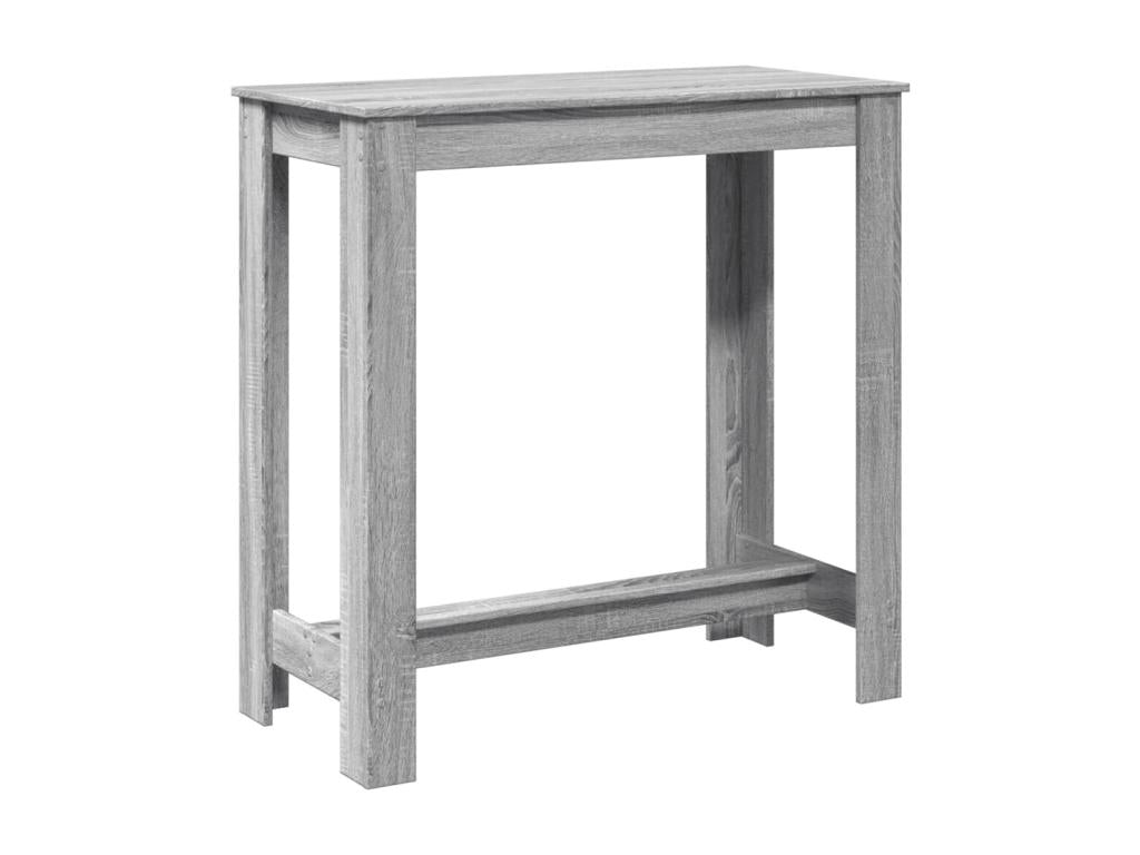 Meublita grey bar table 102x50x103.5 cm engineered wood