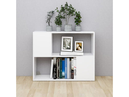 White TV stand 80x24x63 cm Engineered wood