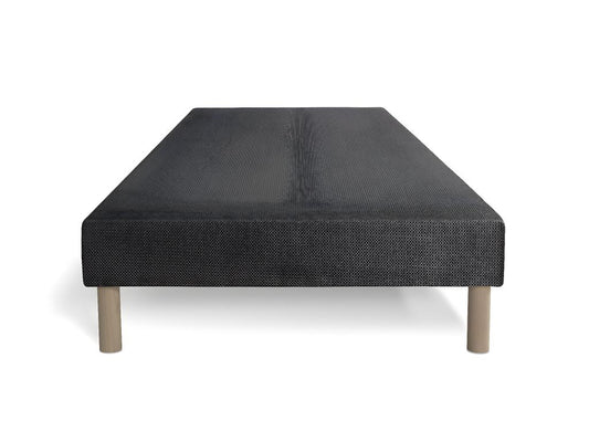 Meublita Plus 90x200 Grey Memory Foam Mattress and Bed Base with 3 Zones