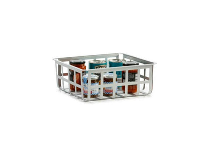 Medium-sized metal storage and decorative basket by Meublita