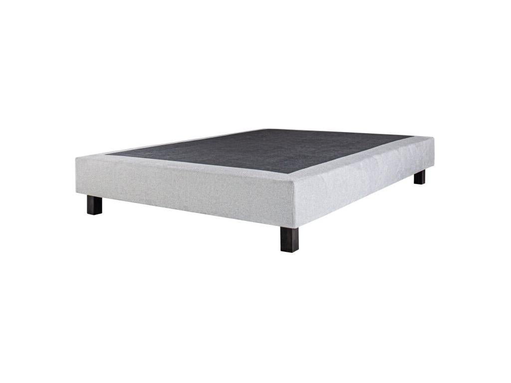 Sublime Mattress Set, 20cm high-density foam, firm summer/winter side, grey slatted base, 20cm thick, 160x200cm