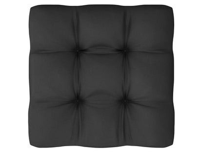 9-piece garden furniture set with cushions, white, solid pine wood