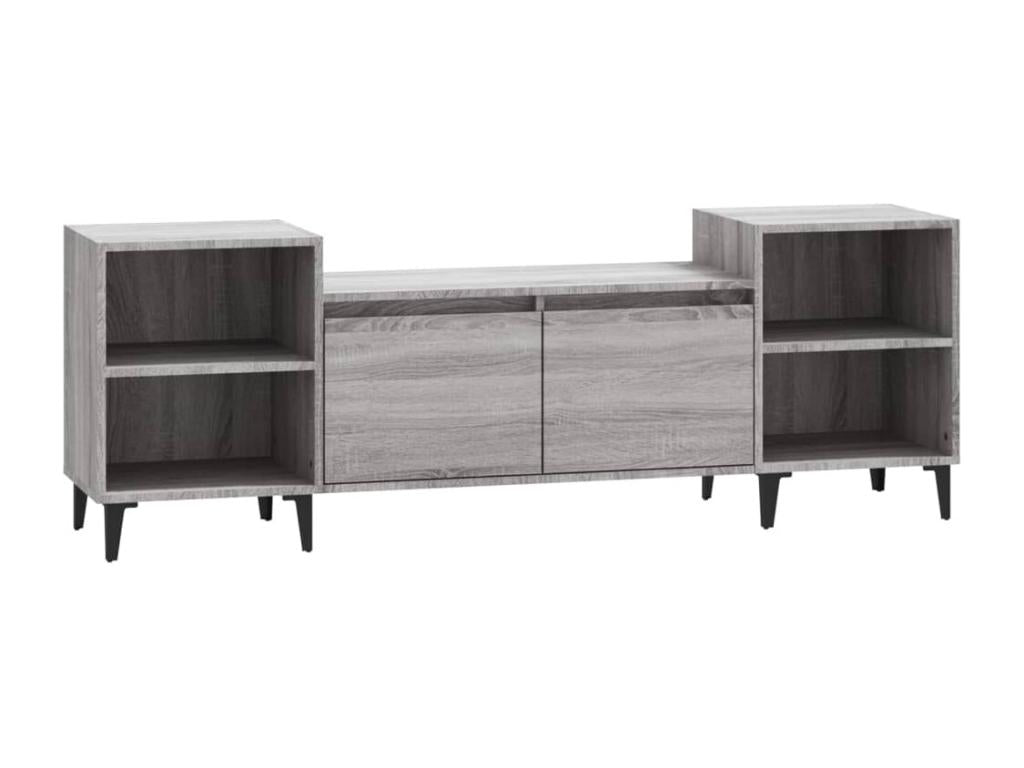 Meublita TV stand, grey, 160x35x55 cm, engineered wood