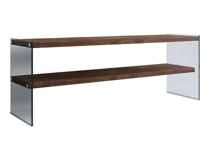 Rhine design TV stand in walnut color, 120x45x35cm