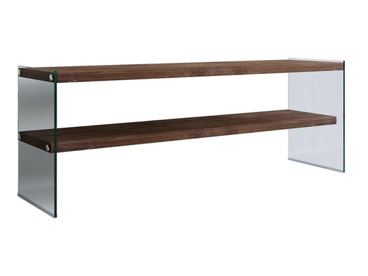 Rhine design TV stand in walnut color, 120x45x35cm