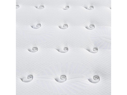 Meublita Semi-Firm Bed Set with Traditional Slatted Base and Legs, 100x190cm, Foam