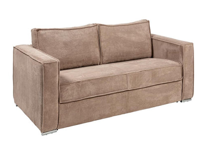 Meublita 3-seater express convertible sofa in corduroy - Meublita sleeping area 140 cm wide - Meublita 22 cm mattress