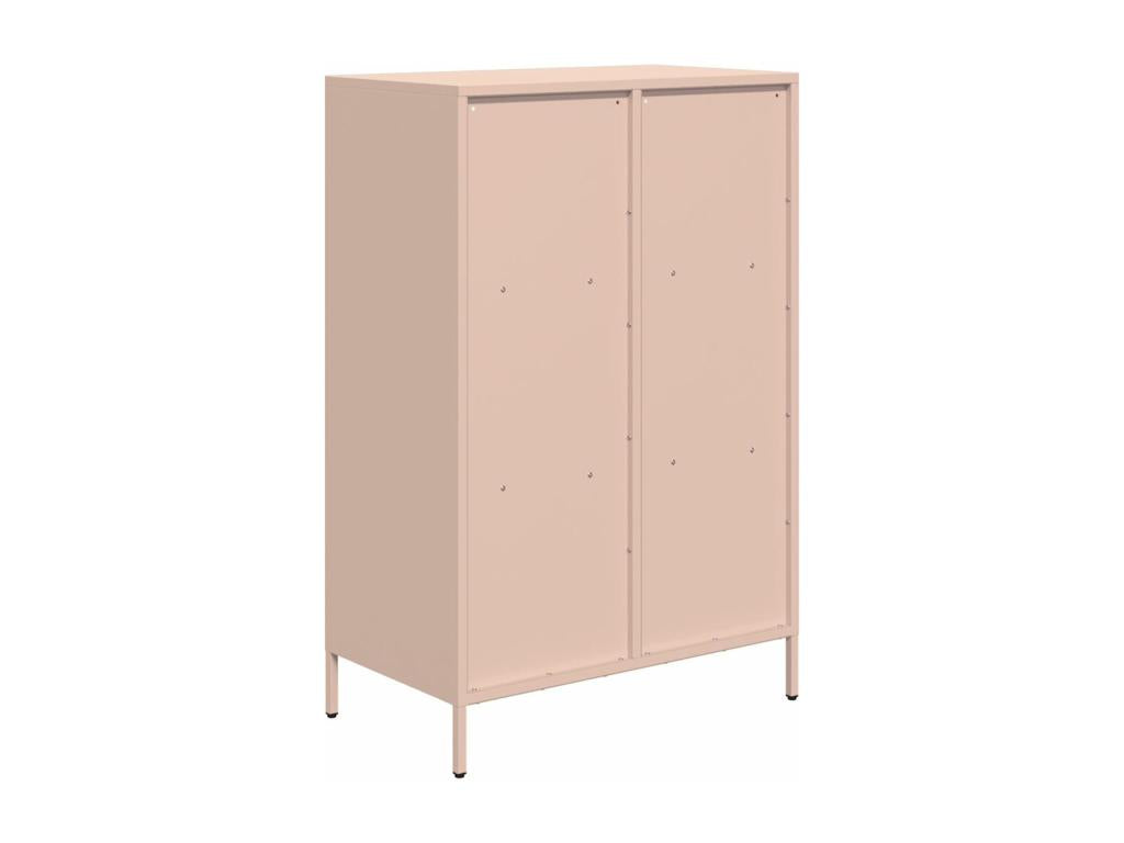 Pink high sideboard 68x39x103.5 cm steel