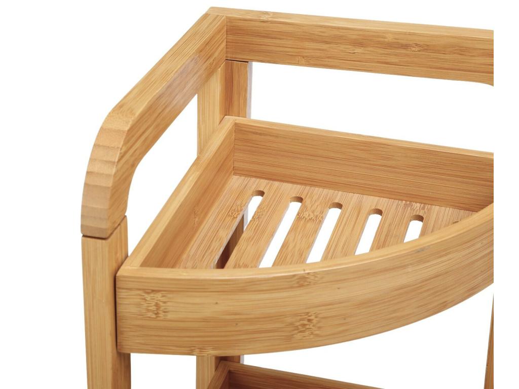 Corner shelf in Vertchez with 3 tiers 61x23x23cm 7house