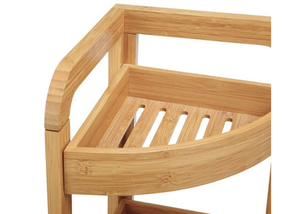 Corner shelf in Vertchez with 3 tiers 61x23x23cm 7house