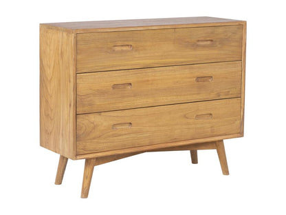 3-drawer chest - Meublita wood - Natural - Meublita