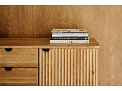 Meublita - Chest of drawers in solid wild oak with natural oil finish
