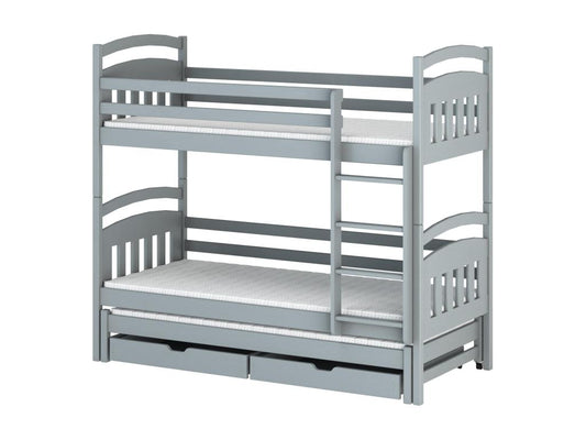 Meublita BB003 Bunk Beds 80x200 cm Grey