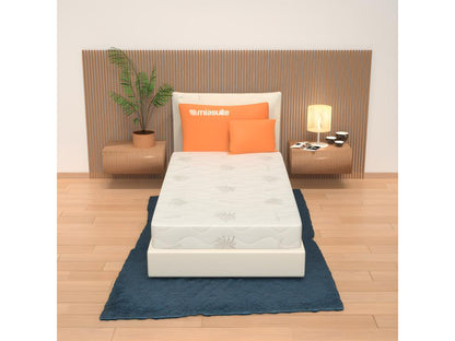 Memory foam mattress 100x190 cm, 25 cm high - Removable cover with Aloe Meublita lining - Premium