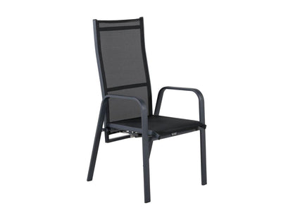 Meublita Stackable garden chair, black.