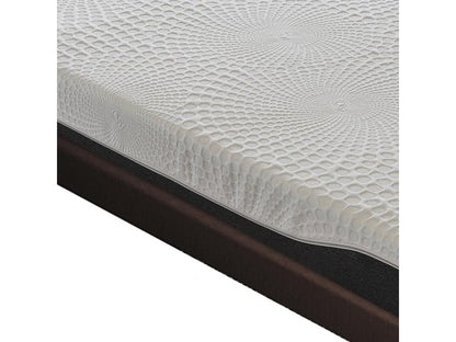 Pocket spring mattress with memory foam, 25 cm high, 13 comfort zones, 70x190 cm