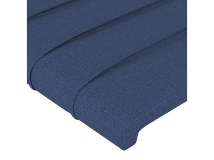 2-Piece Headboard Set, Blue, 90x5x78/88 cm, Fabric