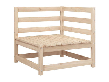6-piece garden furniture set made of solid pine wood