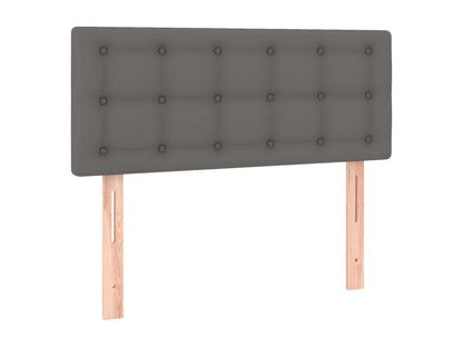 Grey Headboard 80x5x78/88 cm Faux Leather