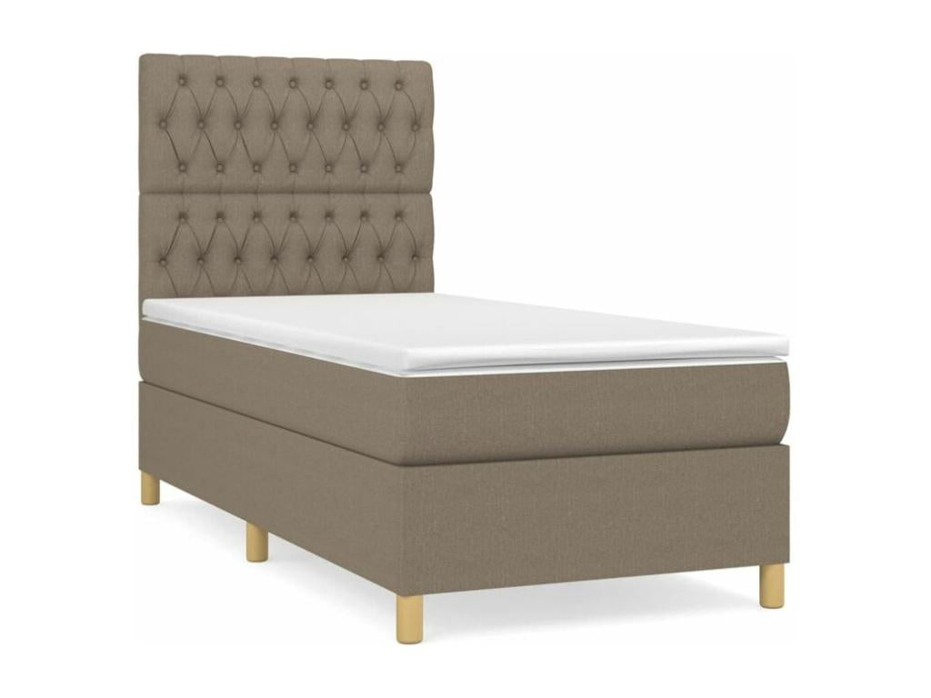 Meublita bed base with Meublita 90x190 mattress, fabric