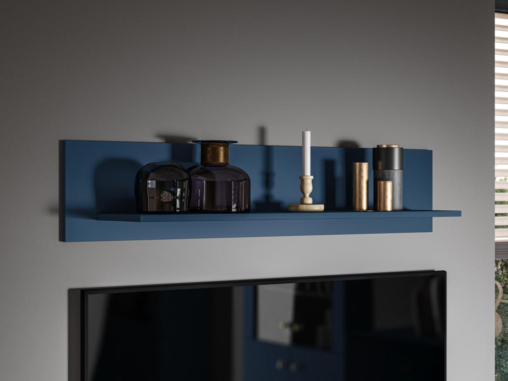 MARINE WS120 1S Wall Shelf 120x22x23 Blue