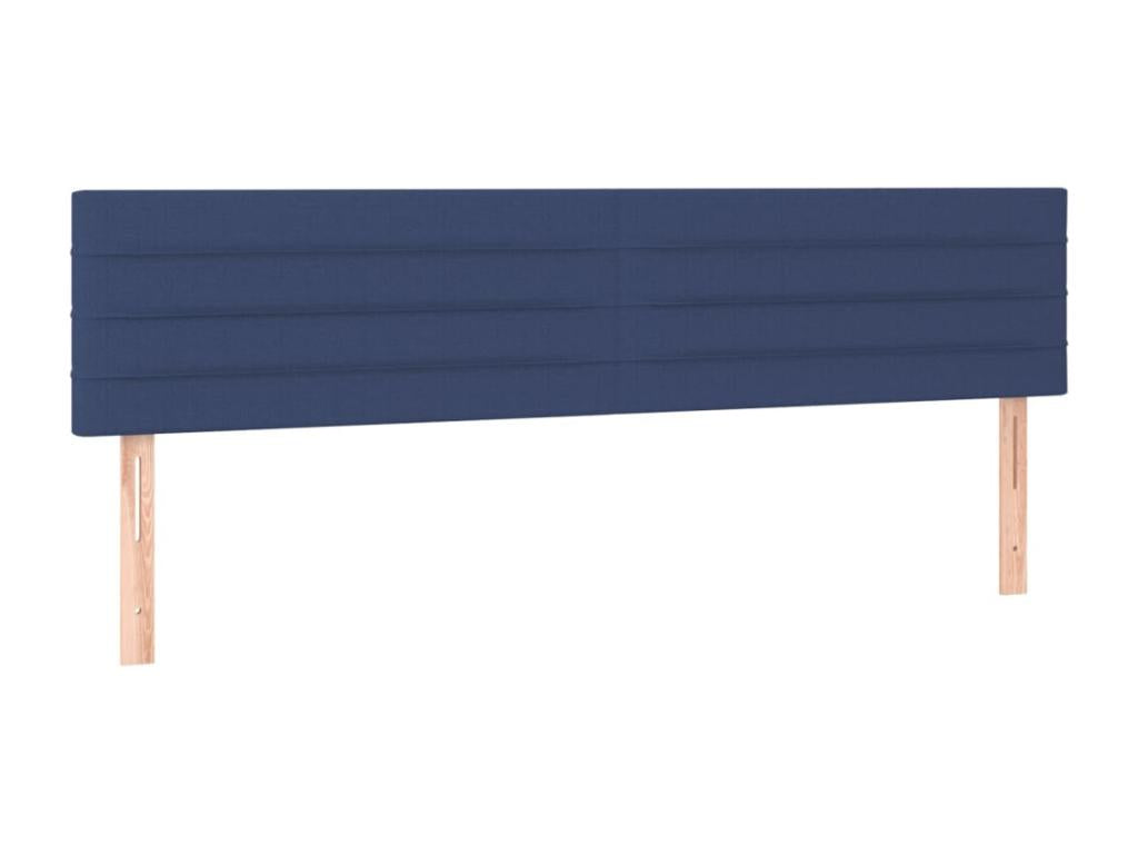 2-Piece Headboard Set, Blue, 90x5x78/88 cm, Fabric