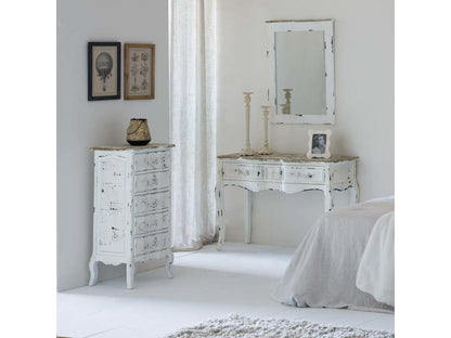 White lacquered wood console table, 115x50x80h