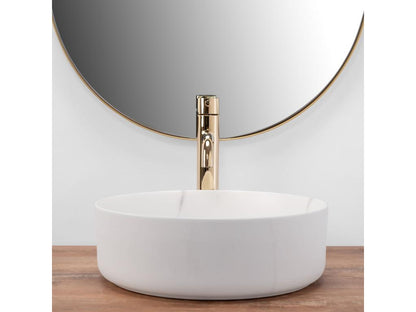 Meublita Sami Marble White Countertop Washbasin
