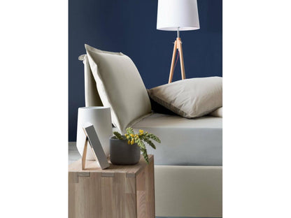 Meublita Single Bed, Storage Bed with Fabric Upholstery, Made in Italy, Side Opening, Suitable for 80x190 cm Mattress, Beige