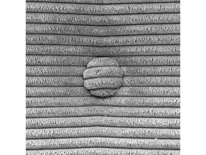 Meublita Plain Corduroy Headboard with Buttons 160x115 with Bed Legs 150/160 - Grey