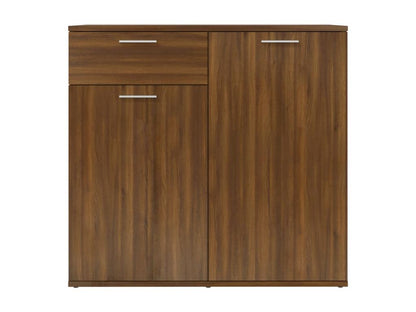 Brown oak sideboard 80x36x75 cm Engineered wood