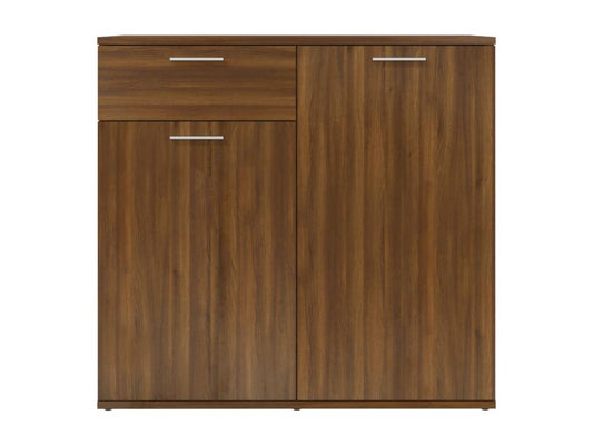Brown oak sideboard 80x36x75 cm Engineered wood
