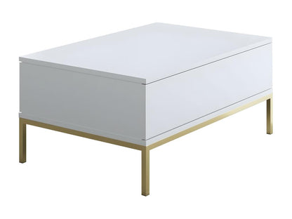 Meublita coffee table in chipboard and metal