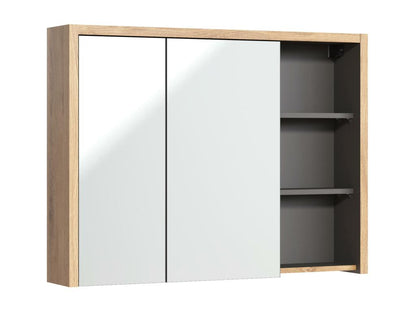 Meublita MC100 2D Bathroom Cabinets 100x18x75 Natural Light