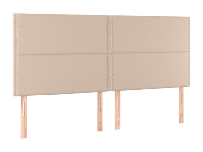 4-piece Cappuccino headboard set, 90x5x78/88 cm, faux leather