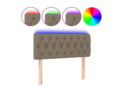 Meublita LED Headboard 100x7x78/88 cm Fabric