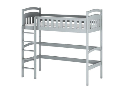 Meublita loft bed LB004 90x190 cm Gray