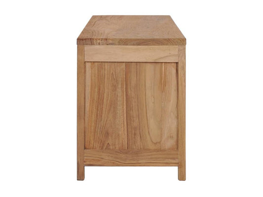 TV stand 115x30x40 cm Solid teak wood