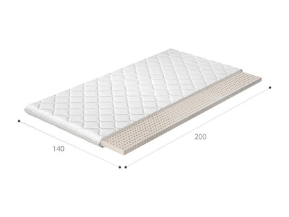 Meublita natural latex mattress topper - 4cm - 7 sizes - 200x200
