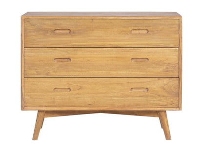 3-drawer chest - Meublita wood - Natural - Meublita
