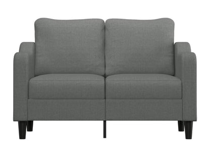 2-seater sofa, dark grey, 120 cm, fabric