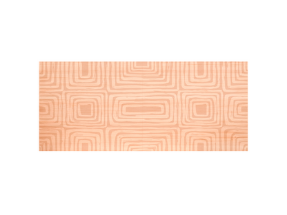 Natural pine wood headboard with print, 200x80cm - Meublita