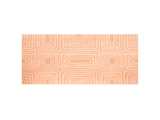 Natural pine wood headboard with print, 200x80cm - Meublita