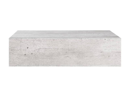 2-piece wall-mounted drawer shelves, concrete grey, 40x23.5x10 cm, MDF